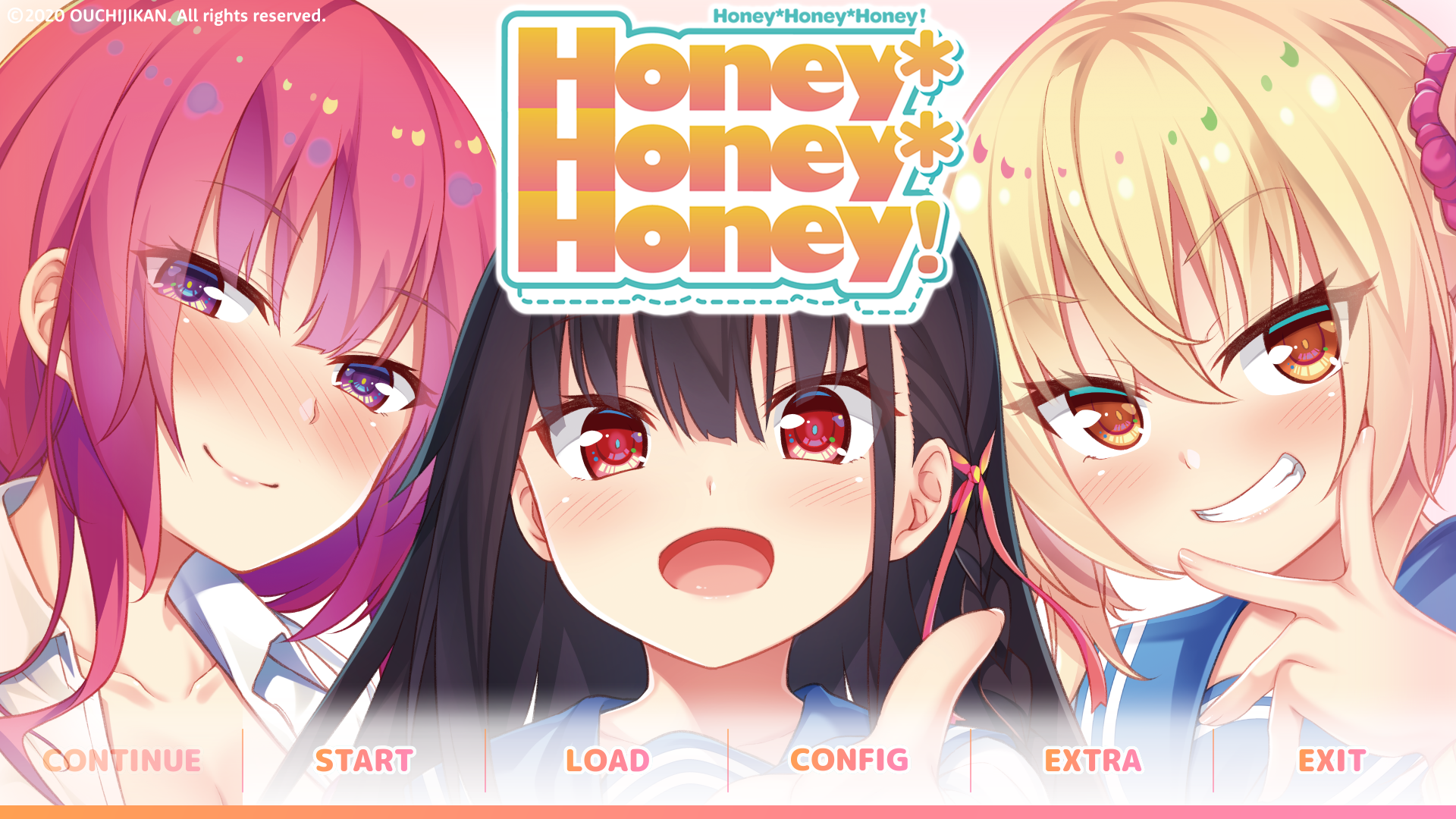 [18+ EN] Honey*Honey*Honey! – Giữ Khoảng Cách Với 3 Cô Nàng Xinh Đẹp | PC