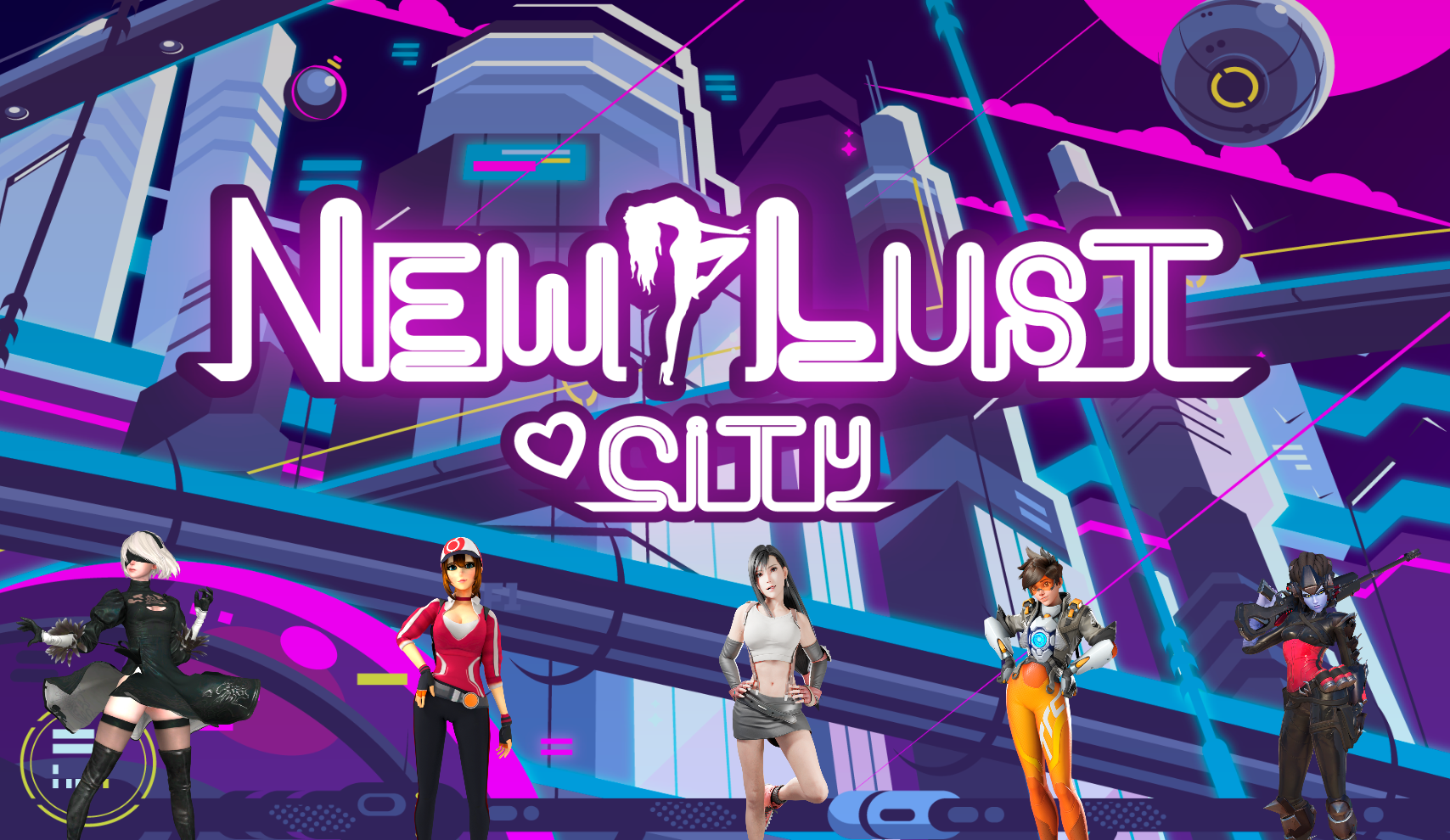 [18+ EN] New Lust City – Thành Phố Dục Vọng Với Đủ Các Thể Loại Nhân Vật Trong Các Tựa Game Đình Đám | PC