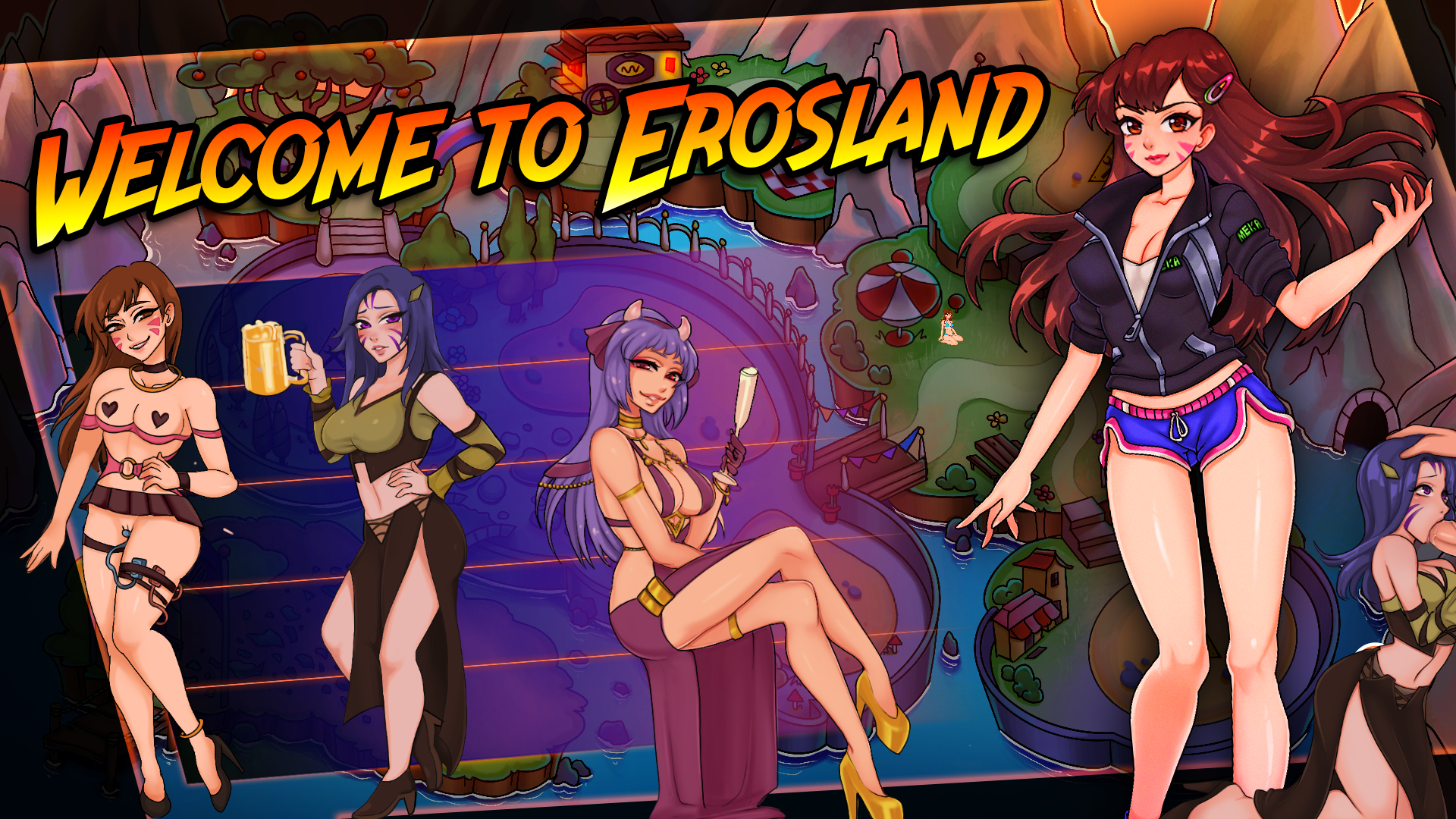 [18+ EN] Welcome to Erosland – Trở Thành Chủ Nhân Của Quần Đảo Toàn Mấy Em Gái Xinh Tươi | Android, PC